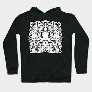 whimsical cute girl illustration Hoodie